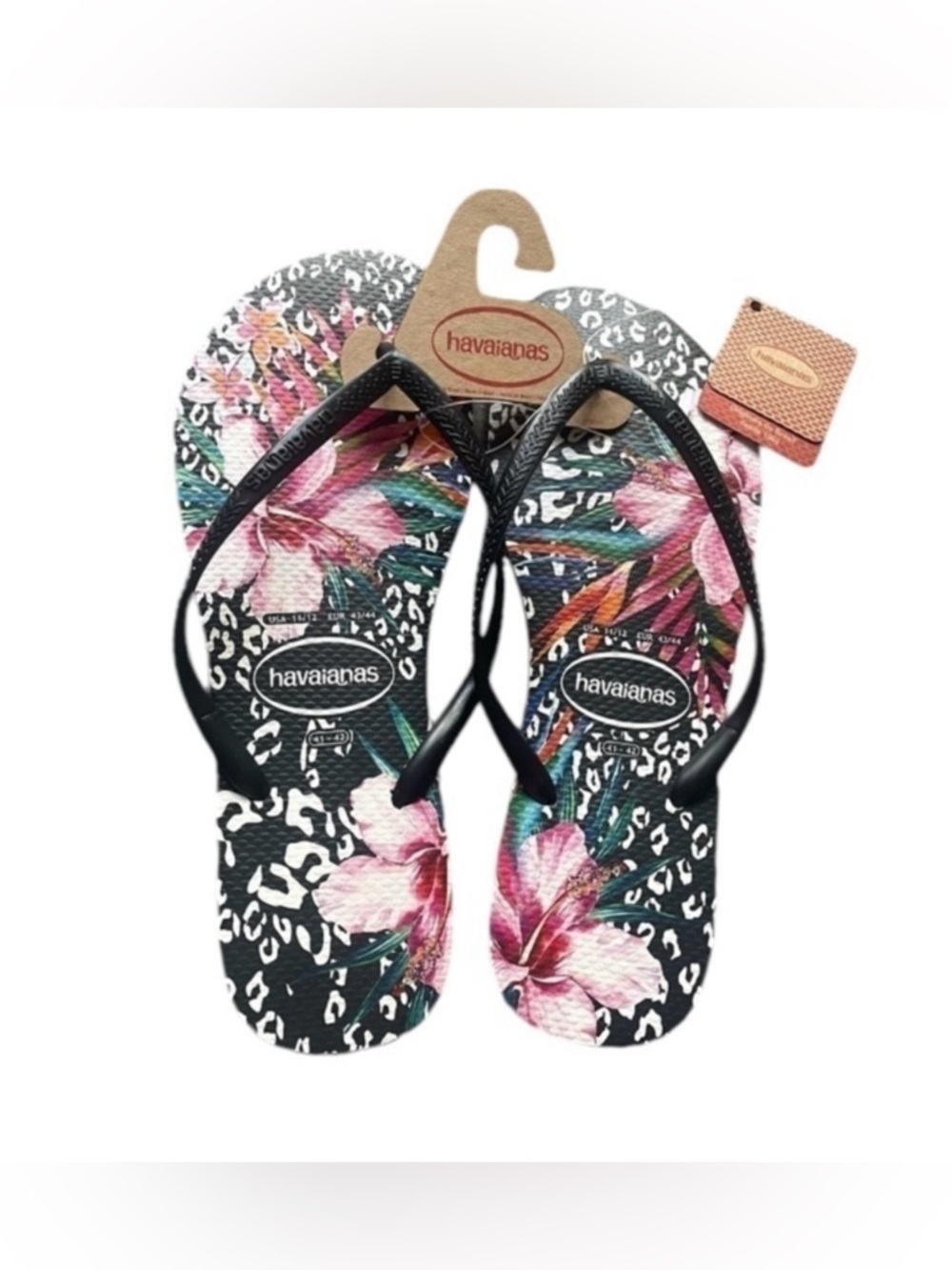 New HAVAIANAS Women’s Slim Animals Flip Flaps